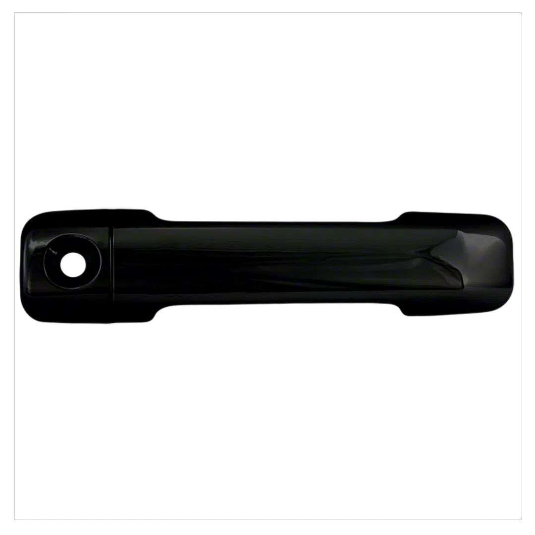DH68510BBK – COAST2COAST Exterior Door Handle Cover, Gloss Black ABS Plastic Levers Only With Driver Side Keyhole/ Wi...